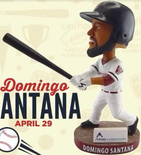 Domingo Santana - April 29, 2018