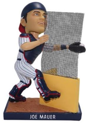 Joe Mauer Exclusive 5th Bobblehead with purchase of bobblehead 4-Pack Package