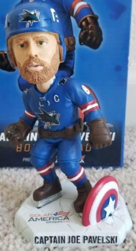 Joe Pavelski 'Captain America' - December 9, 2017
